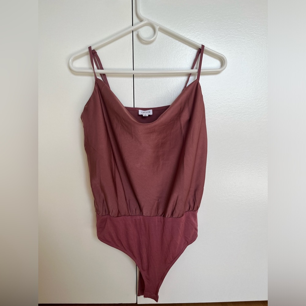 Lelis collection bodysuit pink size small never worn